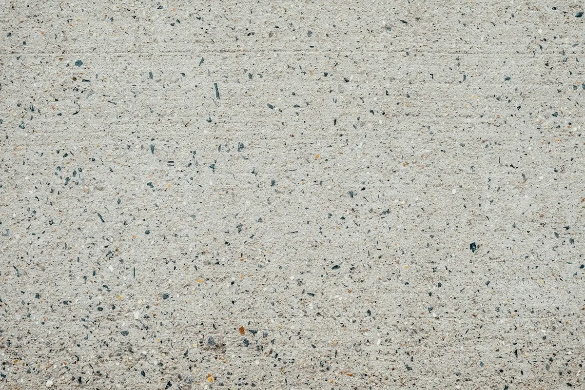 Close-up of concrete with small stones in the surface